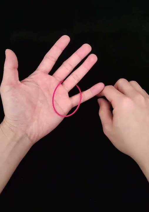 Easy Rubber Band Magic Trick #shorts #viral #magictricks