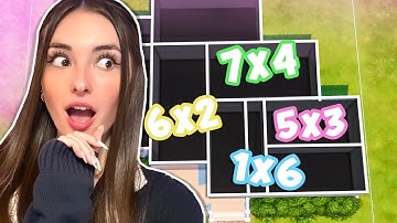 Building in The Sims but Each ROOM is a RANDOM SIZE