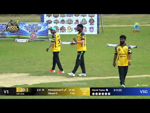 VARSHA XI VS VRX SPORT GAZIPUR || ALL INDIA TENNIS BALL CIRCLE CRICKET LEAGUE