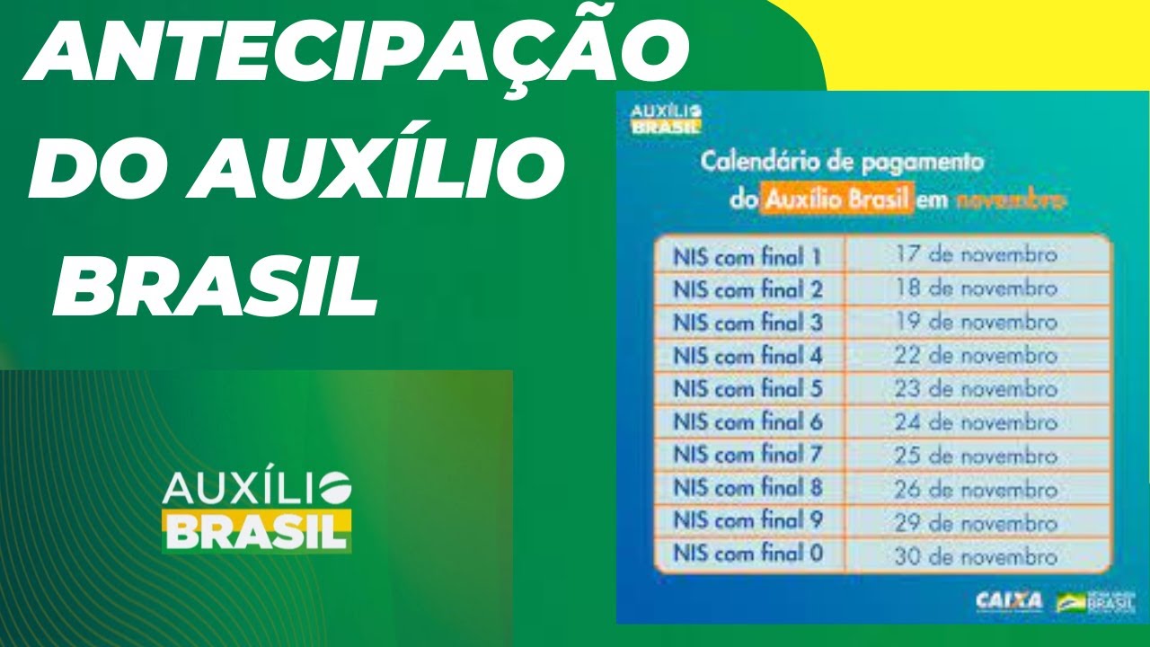 G1 calendário auxílio brasil 5