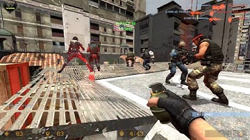 ZOMBIE ESCAPE MOD ON COUNTER-STRIKE: SOURCE, MAP: ZE_infected_sewers, CSS