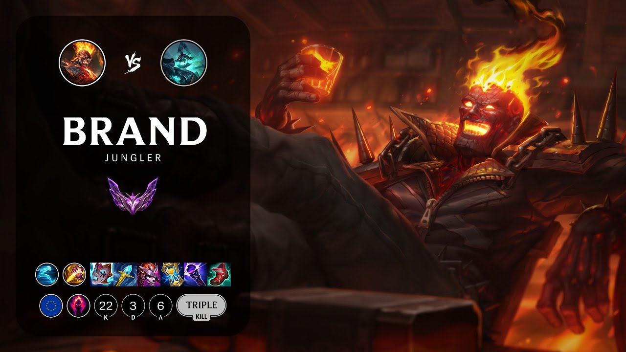 Brand Jungle vs Hecarim - EUW Master Patch 13.24