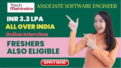 Tech Mahindra Recruitment | TechMahindra | Associate Software Engineer |Latest jobs in 2022|