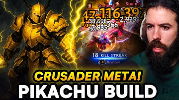 INSANE PIKACHU Crusader Build v2.0 (New META PvP 2025)