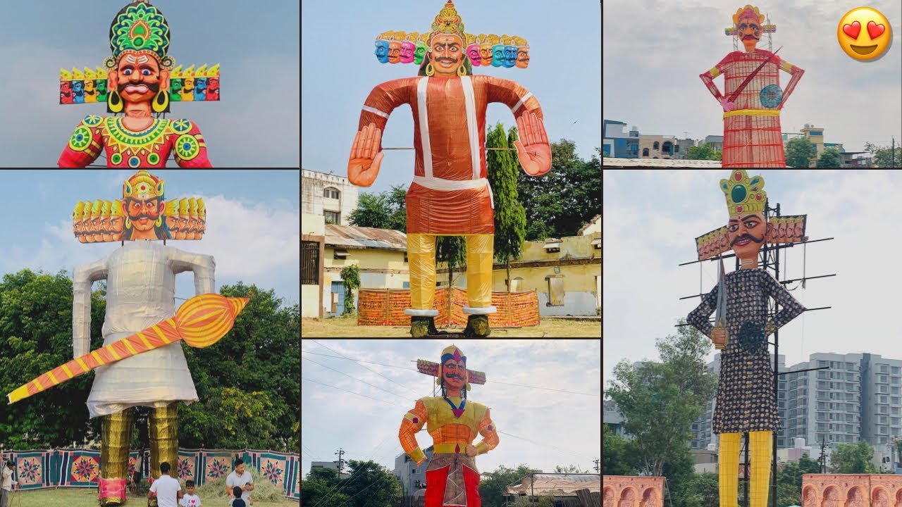 Different Ravan Of Indore 2023 | Biggest Ravan Dahan Indore Timing ...