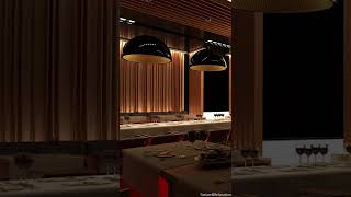 ASMR RESTAURANT AMBIENCE | Restaurant Background Noise | Restaurant Sounds For Relax #shorts
