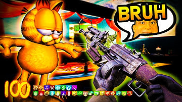 COD ZOMBIES BUT EVERY GUN SHOOTS MEMES.