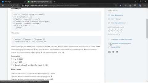 Hackerrank | Python | DefaultDict Tutorial