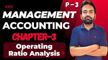 Management accounting chapter 3 part-3 | Ratio Analysis | Bcom online classes