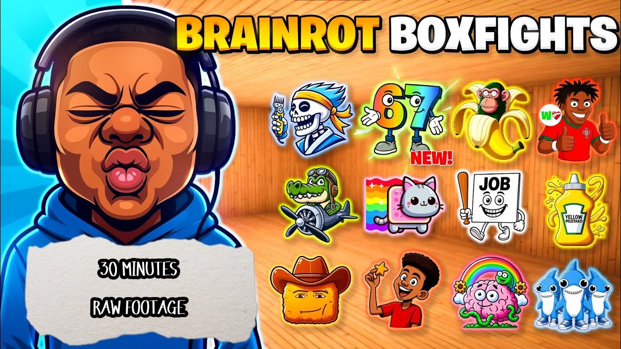 30 Minutes Of RAW BRAINROT BOXFIGHTS Gameplay - YouTube