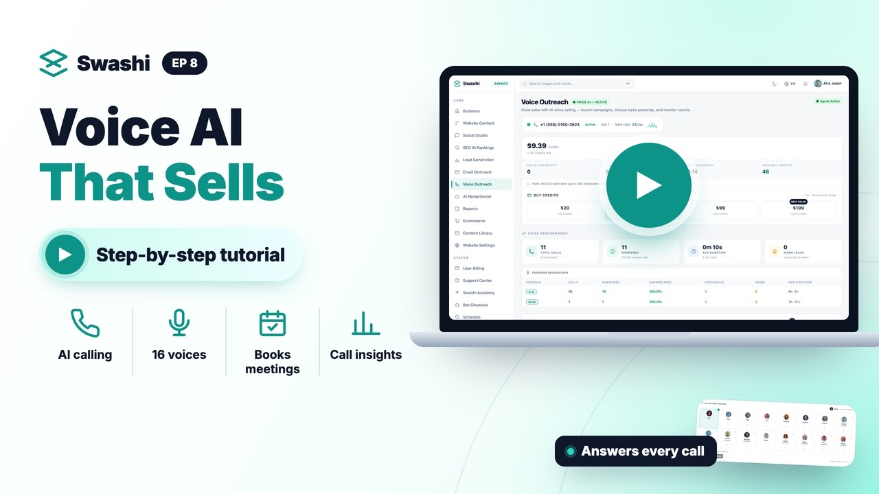How to Use Voice AI on Swashi