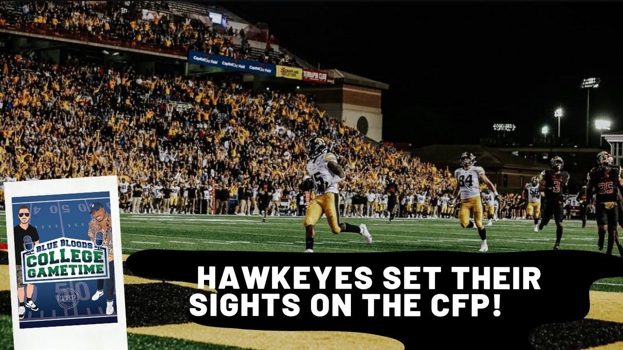 Hawkeyes have their eyes set on the college football playoff.