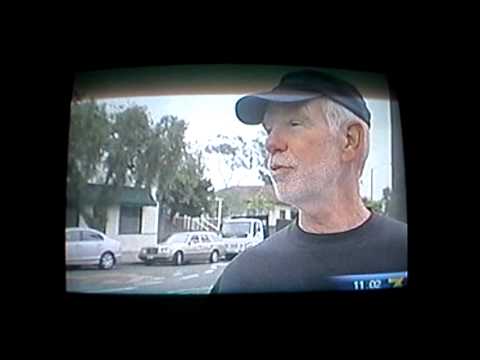 KEYT TV-3 news on Sherry Holland, Obama supporters in Santa Barbara, 21 March 2009