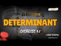 Determinants Class 12th | Maths Chapter 4 exercise 4.1 || #class12thmaths #cbse #ncert #pseb #icse