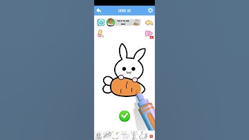 vẽ và tô màu con thỏ và củ cà rốt #coloring #drawing #tomauchobe