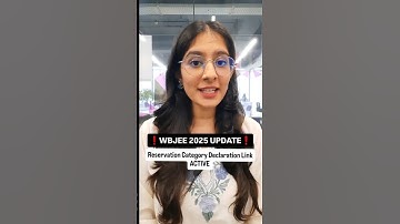 WBJEE 2025 Reservation Category Declaration Link Open! Result Out SOON #wbjee2025result