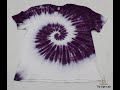How To Make A Single Color Spiral Tie Dye Shirt Including Tips To Help Keep The White Area White