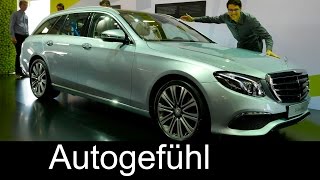Mercedes E Class Estate World Premiere E43 Amg E Klasse T Modell Neu All New 17 S213 Youtube
