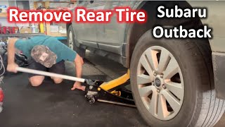 How to Remove Rear Tire on Subaru Outback | The DIY Guide | Ep 112