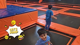 Bouncing Joy: Mohriz's Day Out at the Trampoline Park