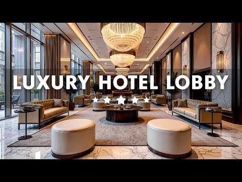 Luxury Hotel Lobby Music - Smooth Jazz Saxophone Instrumental & Calm Background Music for Happy Mood thumbnail