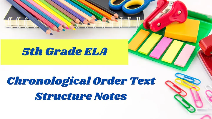 Chronological Order Text Structure // 5th Grade Reading Online Lesson