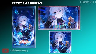 PRESET AM 🎟 || 3 UKURAN || DJ DROP BBHC V3 🎶