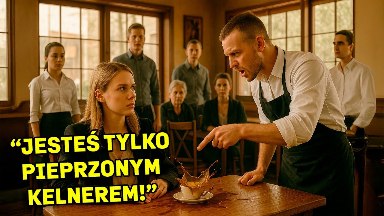 Żaden kelner nie znosił milionerki... Aż nowy stawił jej czoła bez strachu...