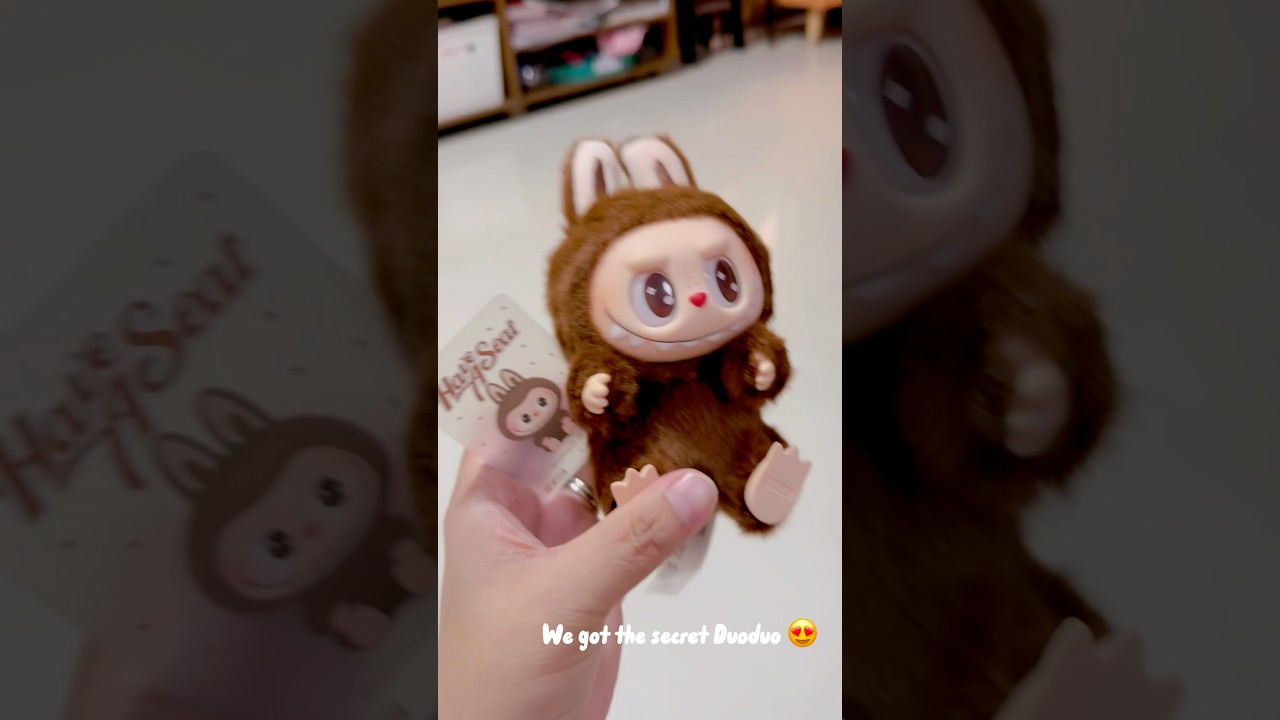 We got the Secret Duoduo Labubu!!! 