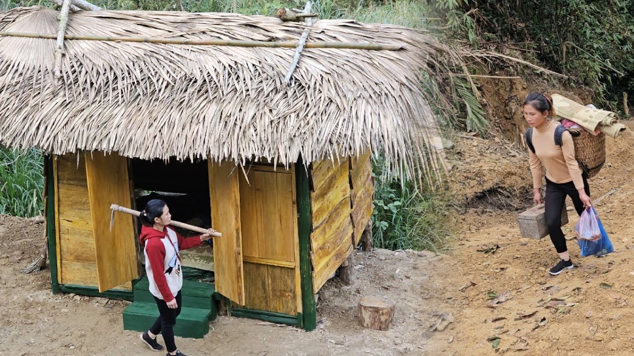 Girl Leaves the City and Builds Her Dream House in 7 Days in the Wilderness