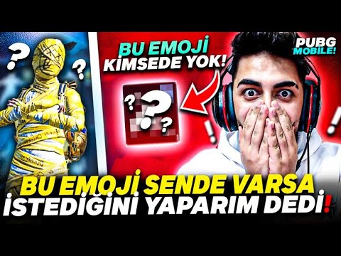 BU EMOJİ SENDE VARSA İSTEDİĞİNİ YAPARIM DEDİ!! 😱 500 DESTANSI ABİMİ ARADIM!! 🤑 | PUBG MOBİLE