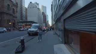 3D VR 180, New York City,  Manhattan, Lexington Ave, 54th to 55th, right side walking tour