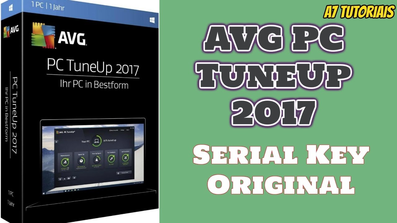 Avg pc tuneup with serial key windows 10