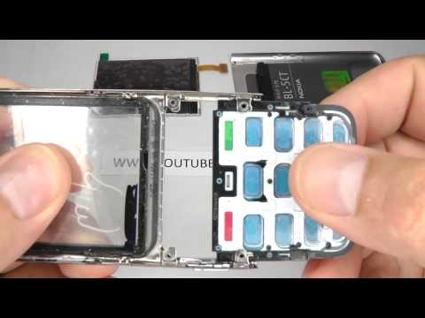 Nokia C3-01 Disassemble -  Replace Screen / Change the LCD or Digitizer (touch screen)