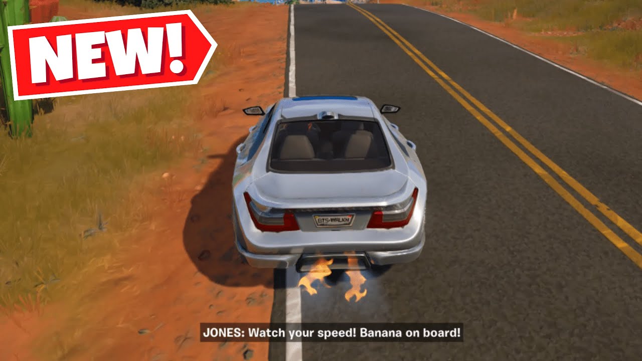 Fortnite New Peely's Driving Test