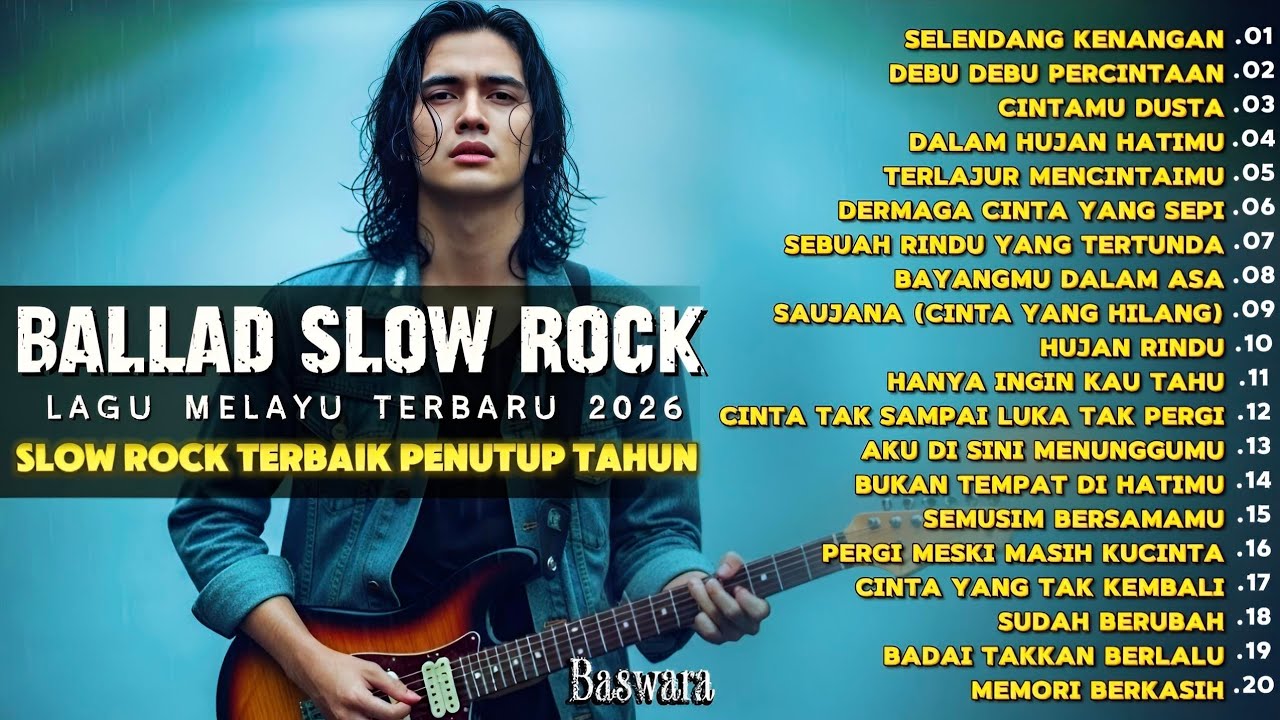Lagu Slow Rock Jiwang Terbaru 2025 🎧 | Lagu Patah Hati💔 Ballad Melayu Terbaru – Selendang Kenangan