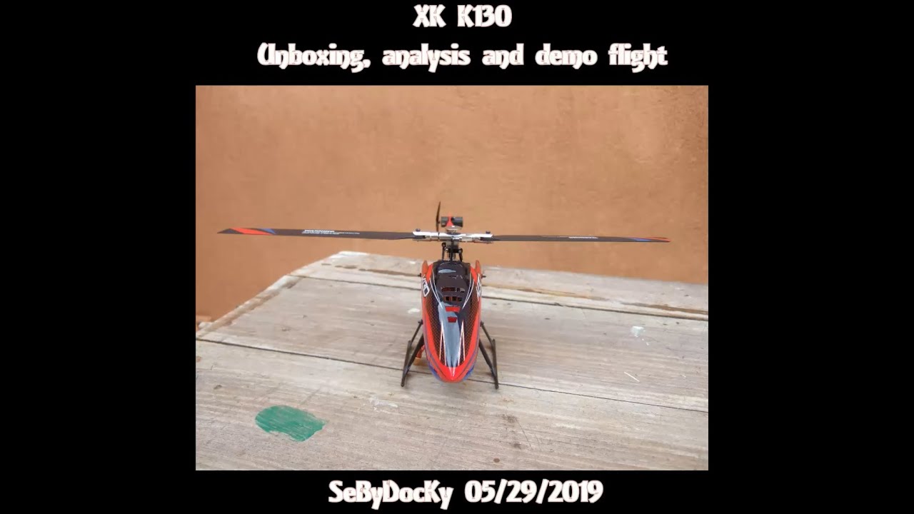 XK K130: unboxing, analysis and demo flight (Courtesy Banggood)