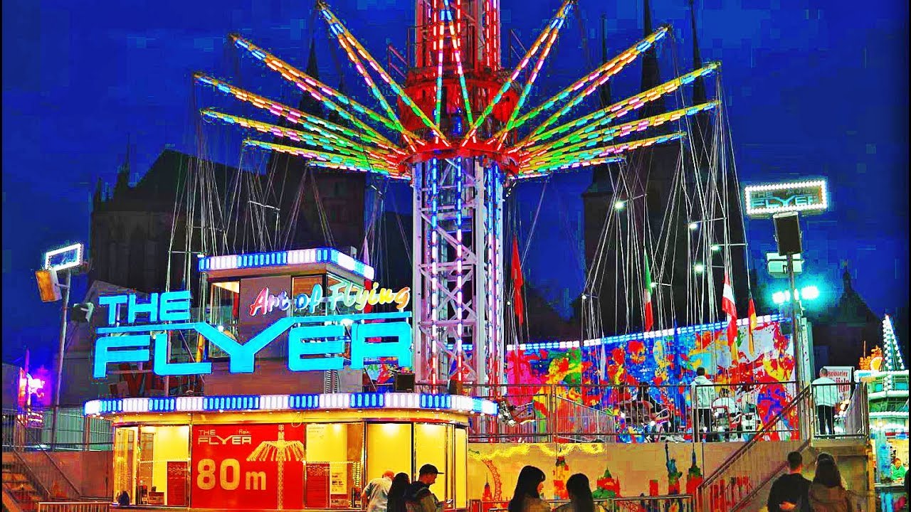 Erfurter Altstadtfrühling 2018 - Domplatz Erfurt - Rummel für jung und alt - 4K Video (UHD)