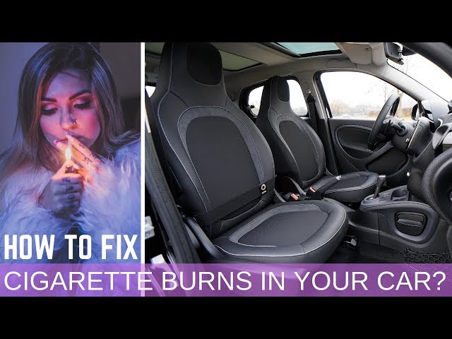 Burn Hole Car Seat