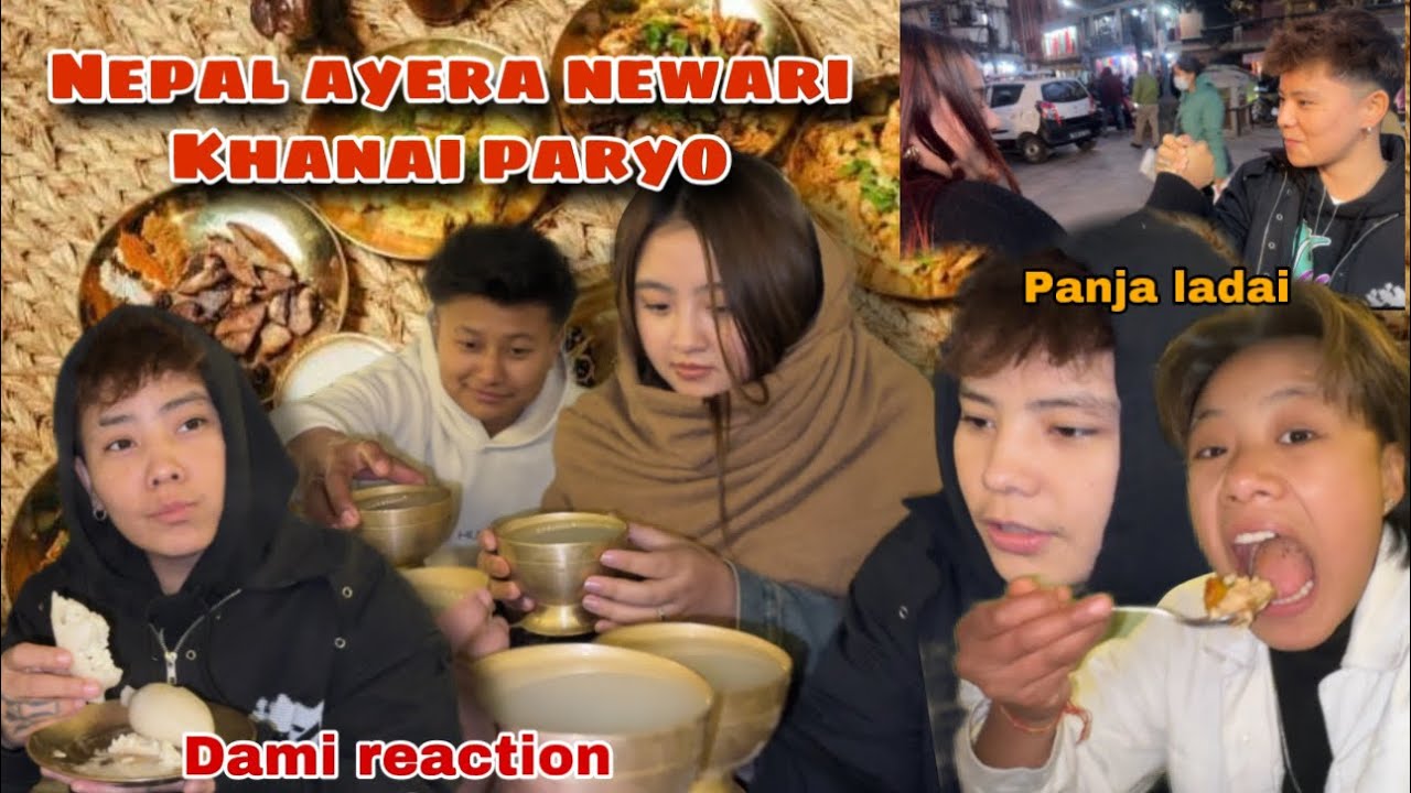 CHANG LEY MATYO😉INDIAN SATHI HARU LAI NEWARI TA KHWAUNAI PARYO 😘❤️ REACTION KASTO AYO TA ?? GHUMGHAM