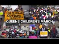 Queens childrens march 750 people have died in queens since vision zero launched in 2014