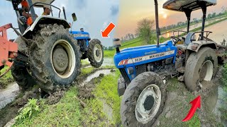 आज तो ये भी फस गया New Holland 3630 Special Edition 4x4 Stuck Badly in Mud