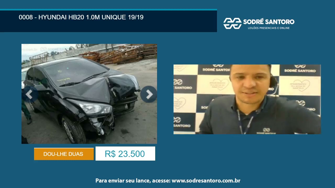 Leilão de Veículos 29/11/2021 Sodré Santoro Leilões YouTube