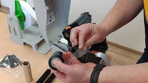 Argox CP-3140EX ribbon and TTR installation