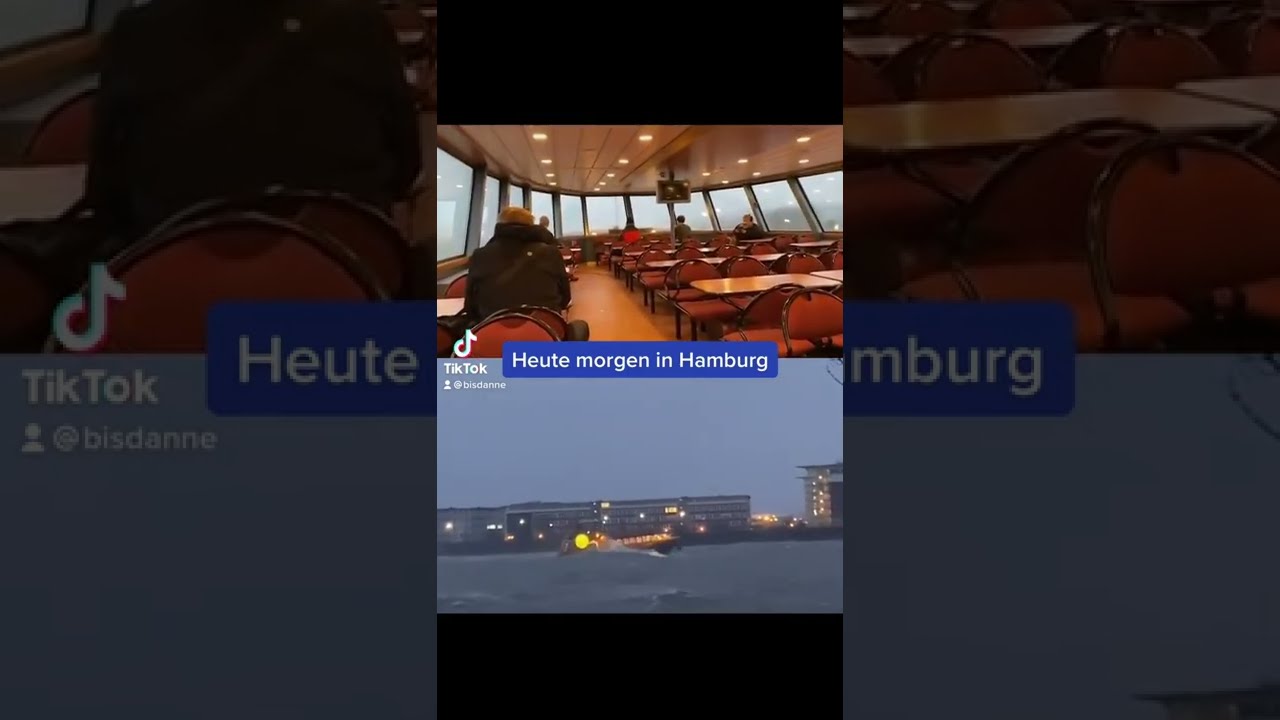 Unwetter in Hamburg: Welle zerstört Schiff! Heftig, aber keine ernsthaft Verletzten! 