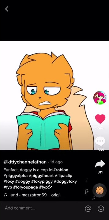 TikTok Kitty Channel Foxy no