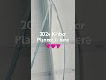 Kinbor 2026 planner #hobonichidupe #hobonichialternative