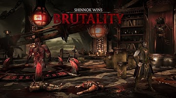 Bone Shaper Shinnok flashy brutality combo 😎