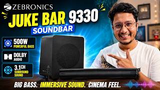 Zebronics Juke Bar 9330 Review 🔥 500W Dolby Audio Soundbar Worth Buying? #datadock