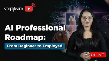 AI Professional Roadmap 2026 | From Beginner to Employed | AI Course For Beginners | Simplilearn